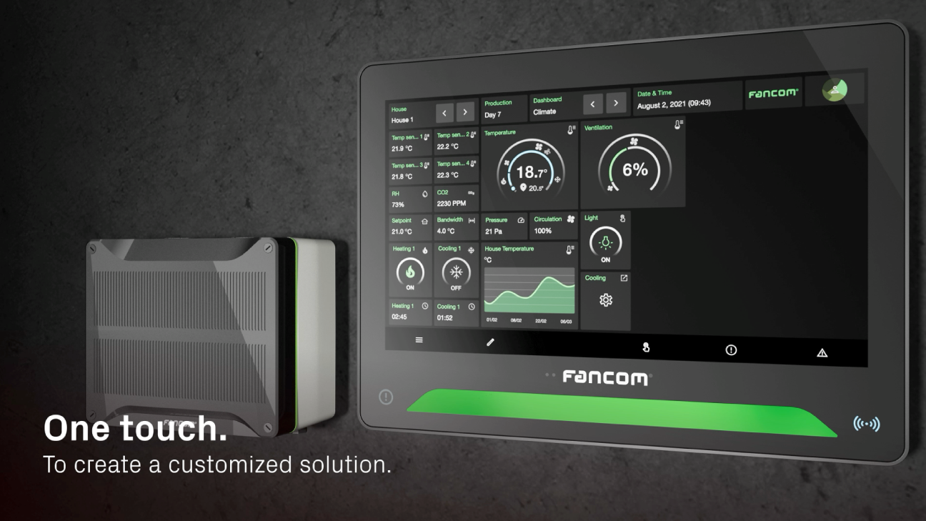 One touch. To create a customized solution. - Fancom One